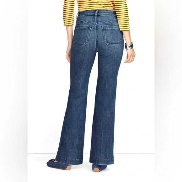 TALBOTS Flawless High Waist Flare Jeans Worn Twice Excellent Condition - Picture 2 of 8
